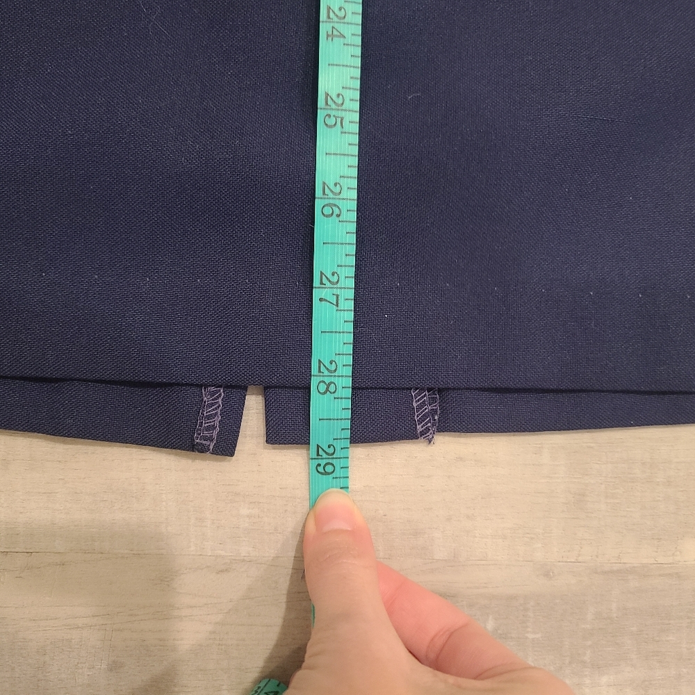 Vintage Lloyd Sportwear Navy Blue Long Pencil Skirt - Picture 8 of 8